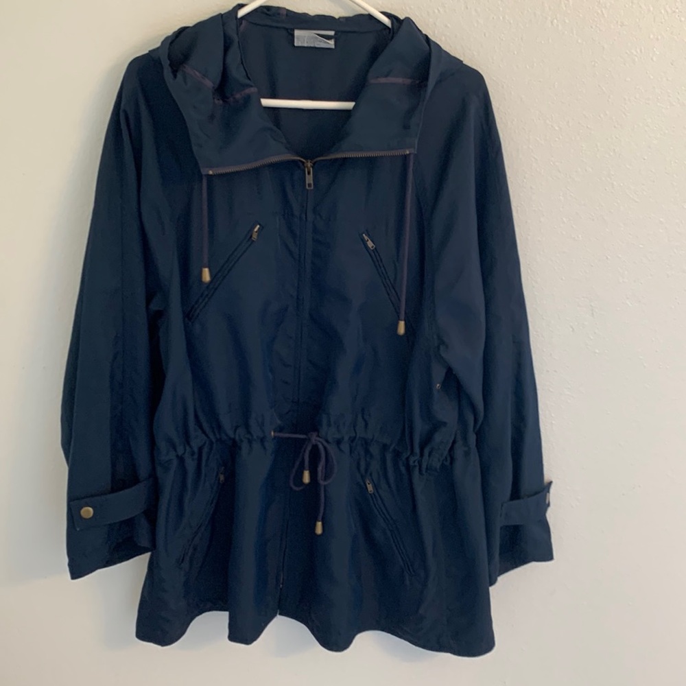 Country Road Australia Dark Blue Nylon Size Small Jacket